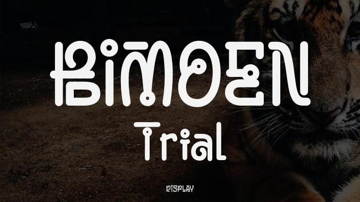 BIMOEN Trial Font