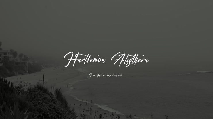 Harttemon Alisthera Font
