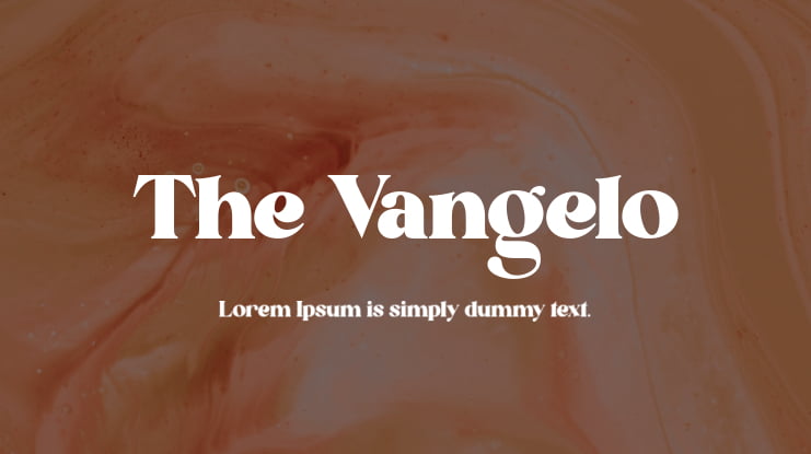 The Vangelo Font