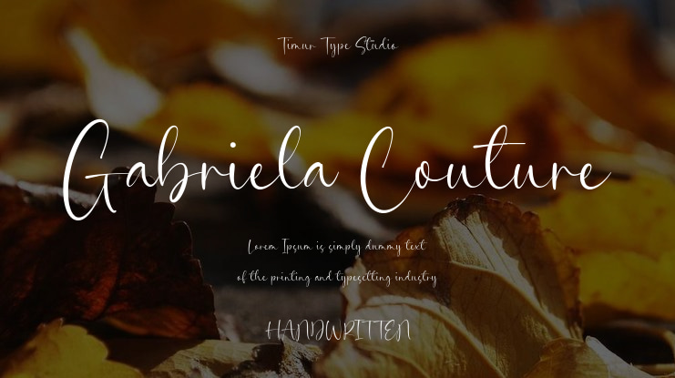 Gabriela Couture Font
