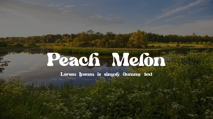 Peach Melon Font