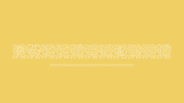 PatternLove Font