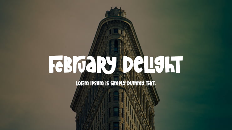 February Delight Font