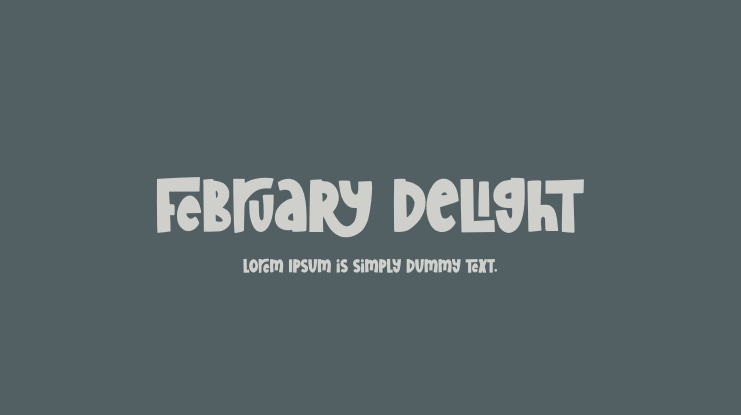 February Delight Font