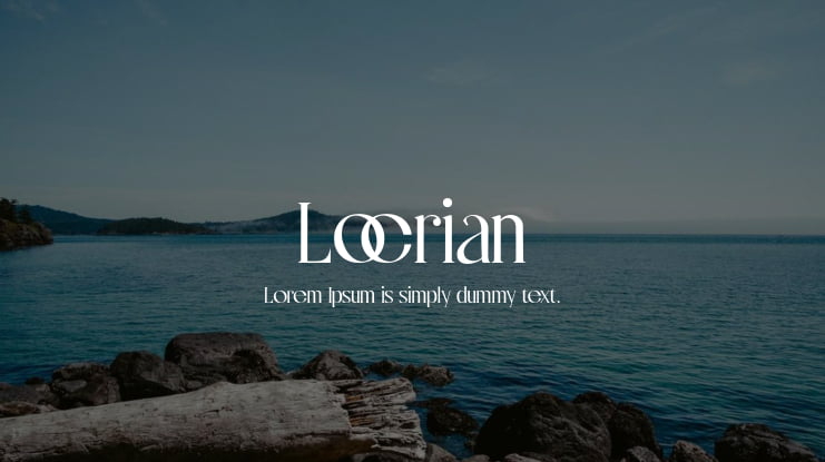 Locrian Font