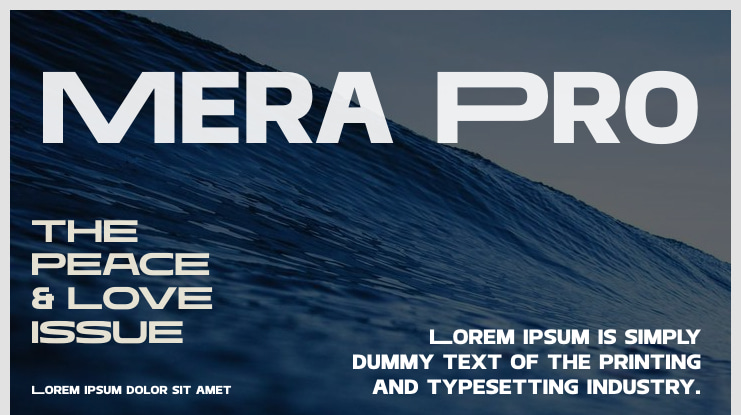 Mera Pro Font