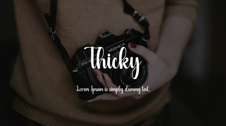 Thicky Font