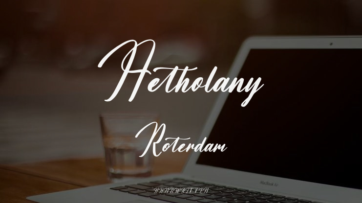 Aetholany Roterdam Font