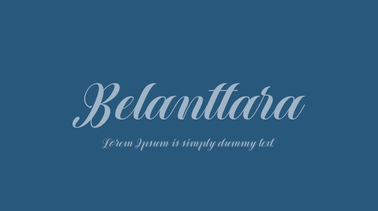 Belanttara Font
