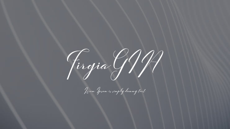 FirgiaGIA Font