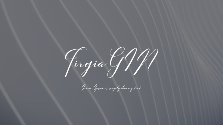 FirgiaGIA Font
