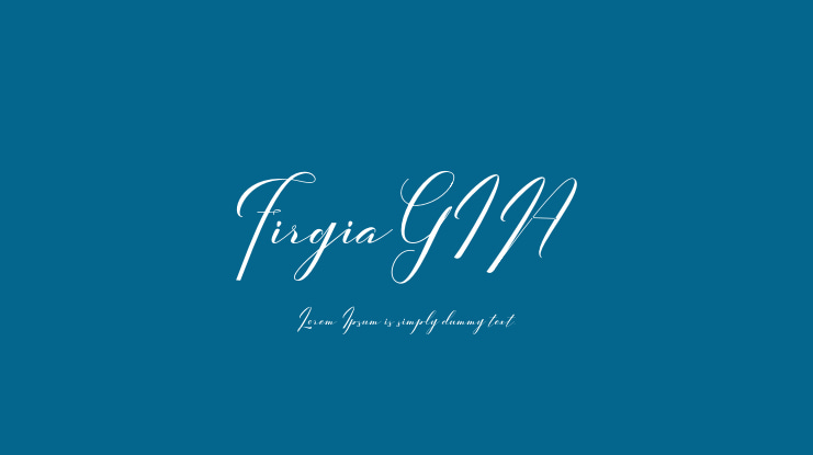 FirgiaGIA Font