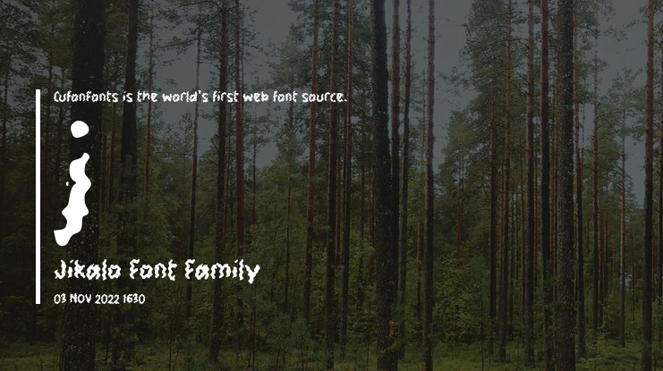 j Jikalo Font
