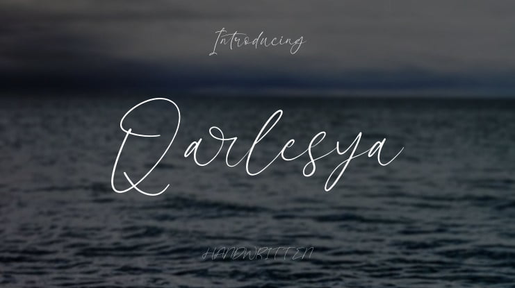 Qarlesya Font