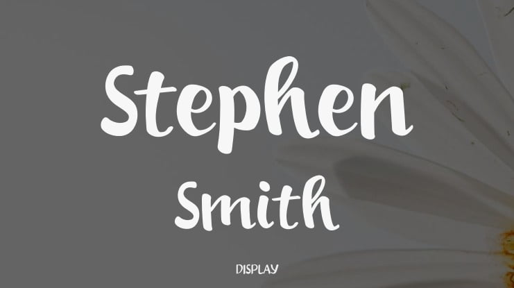 Stephen Smith Font