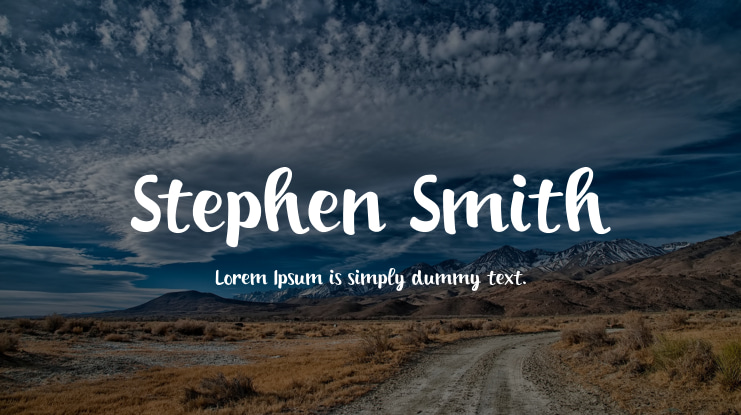 Stephen Smith Font