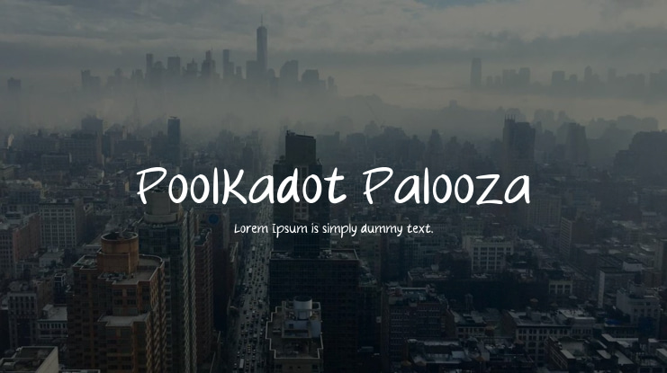 Poolkadot Palooza Font
