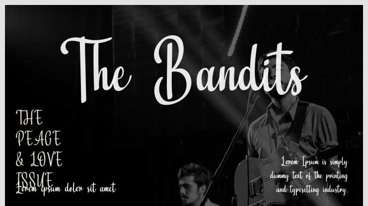 The Bandits Font