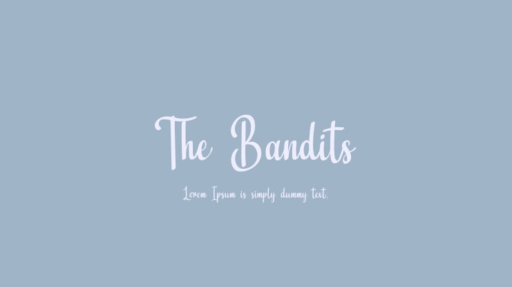 The Bandits Font