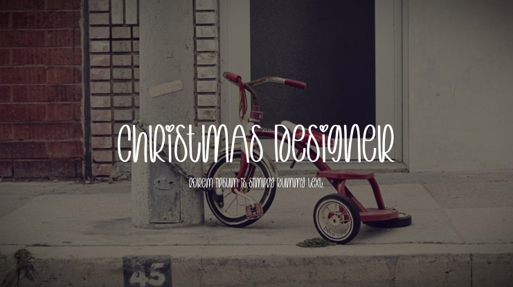 Christmas Designer Font