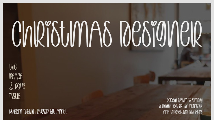 Christmas Designer Font