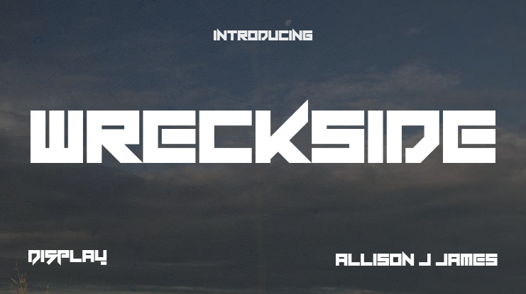 Wreckside Font
