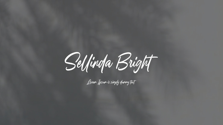 Sellinda Bright Font