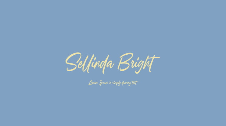 Sellinda Bright Font