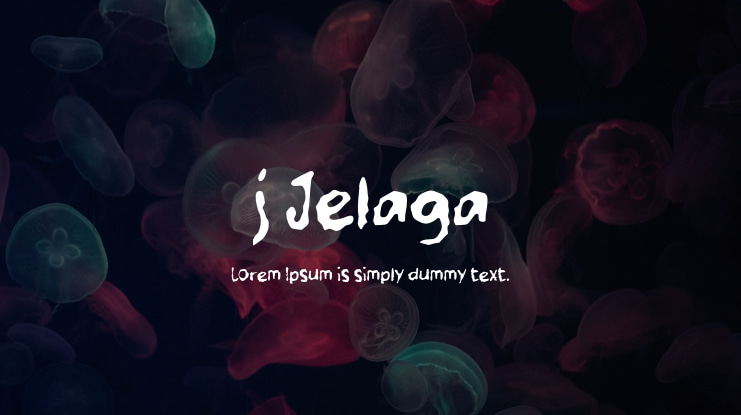 j Jelaga Font