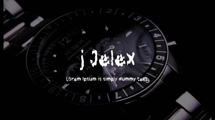 j Jelex Font