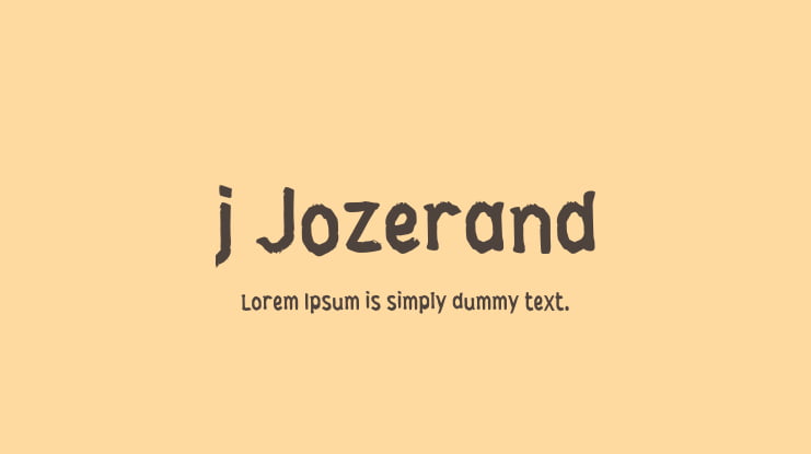 j Jozerand Font