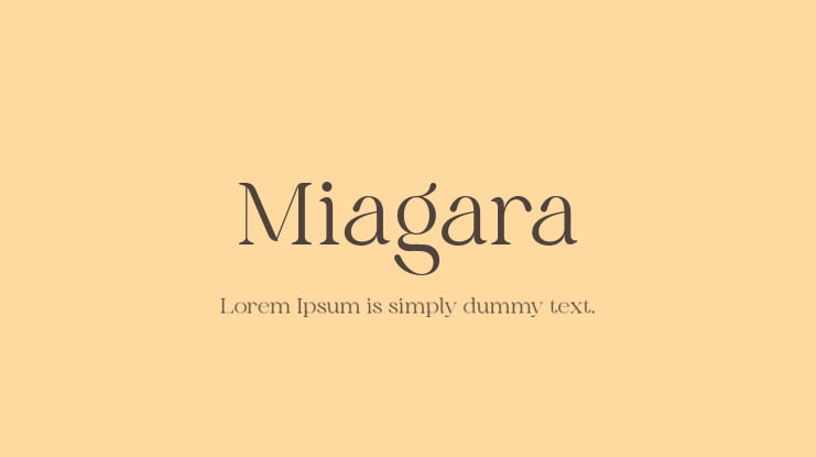 Miagara Font