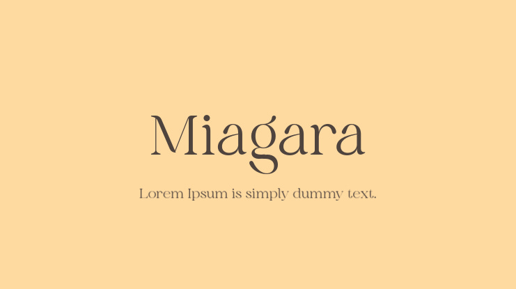 Miagara Font