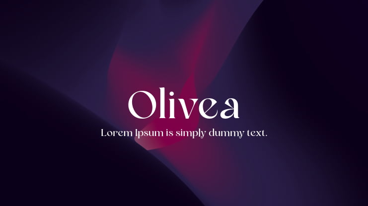 Olivea Font
