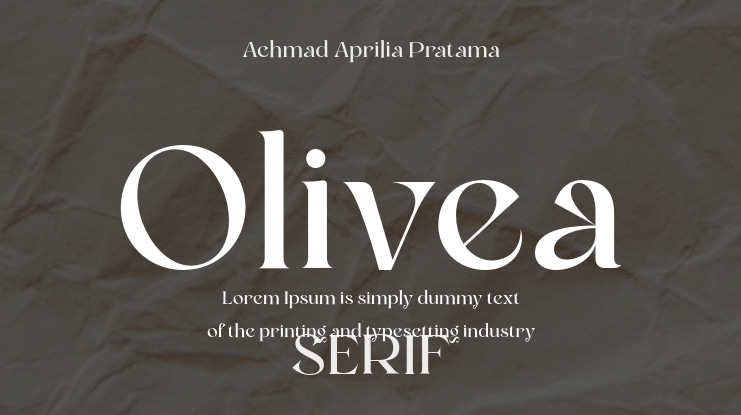 Olivea Font
