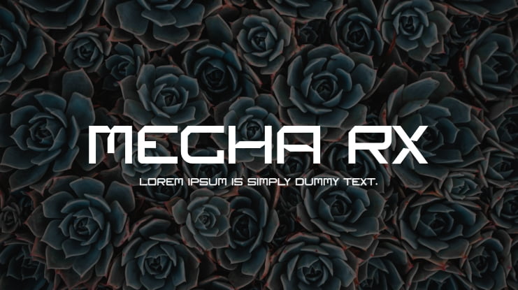MECHA RX20 Font
