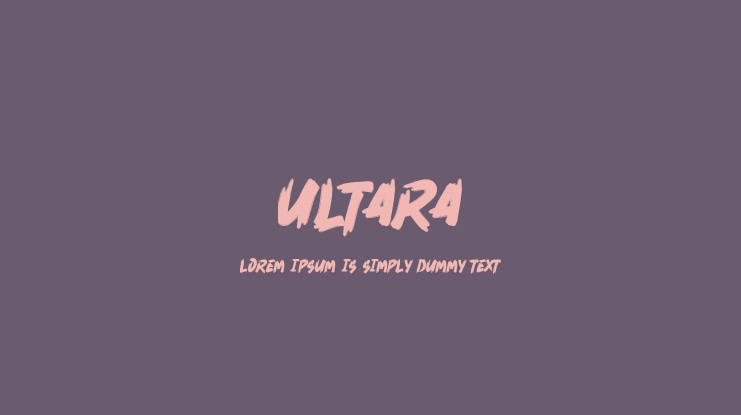 Ultara Font