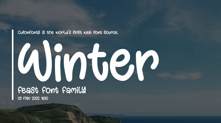 Winter Feast Font