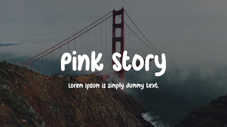 Pink Story Font
