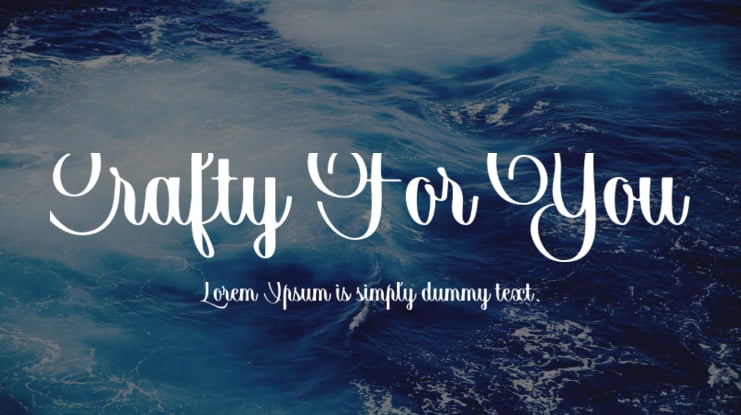 Crafty For You Font
