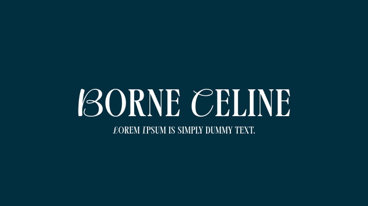 Borne Celine Font