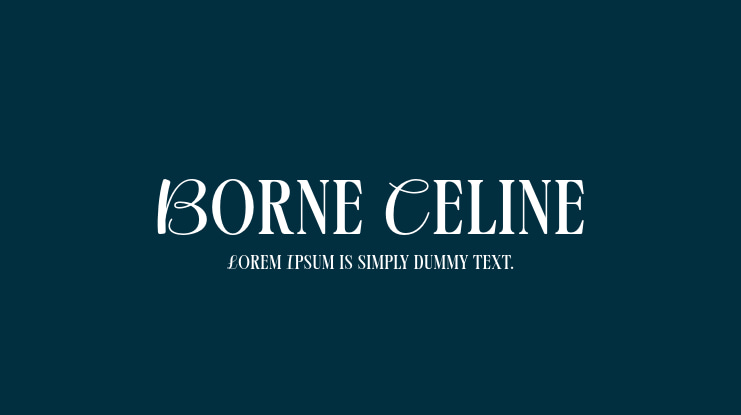 Borne Celine Font