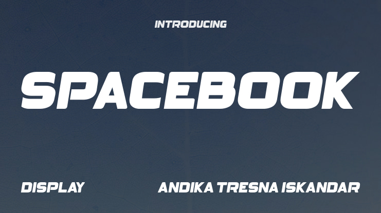 SPACEBOOK Font
