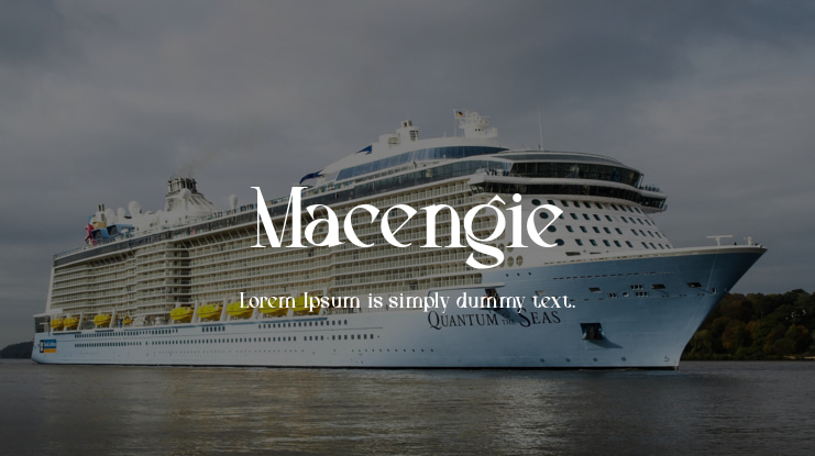 Macengie Font