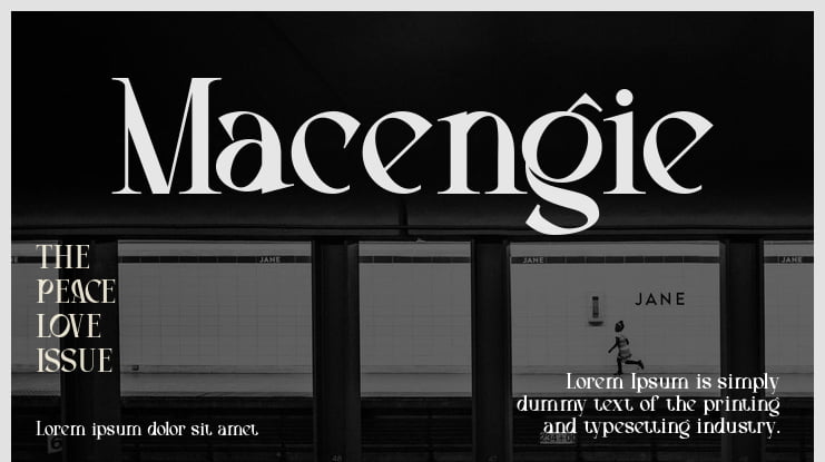 Macengie Font