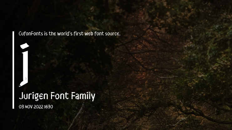 j Jurigen Font