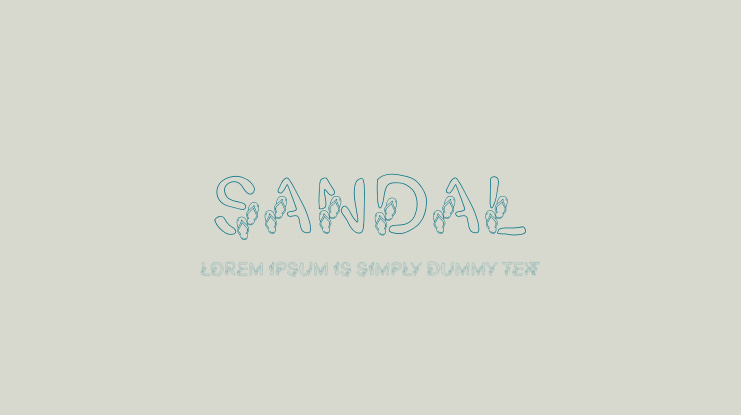 Sandal Font