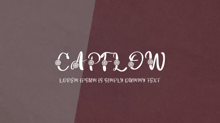 Capflow Font
