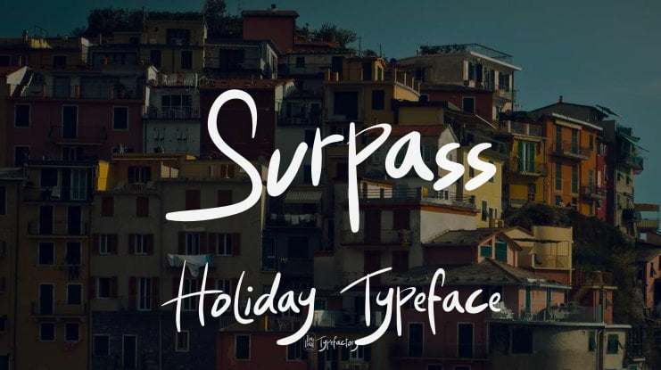 Surpass Holiday Font