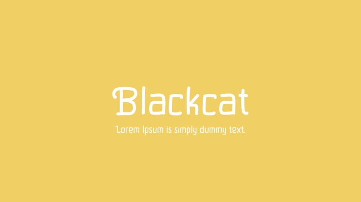 Blackcat Font